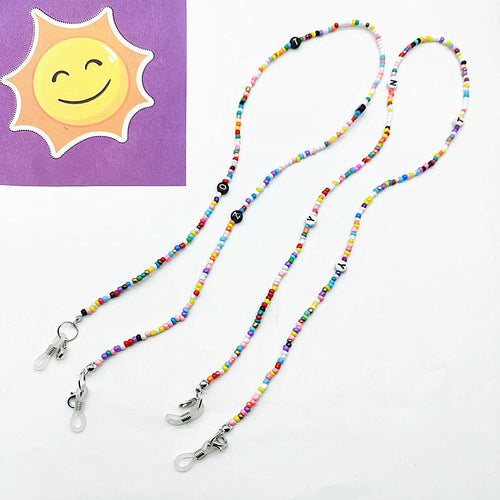 Colorful bead glasses chain Bowlift