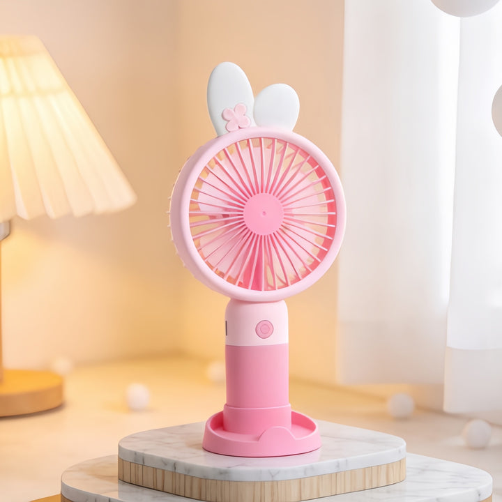 Portable handheld fan with cute cat design Bowlift