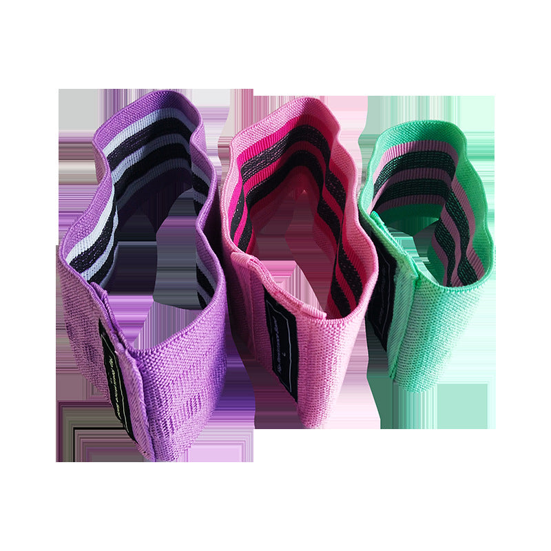 Fabric resistance hip loop bands set Bowlift
