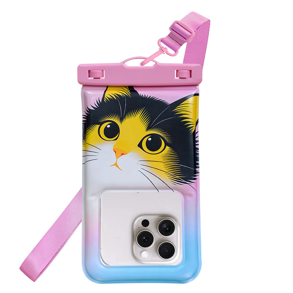 Creative Waterproof Smartphone Bag with Playful Design Bowlift