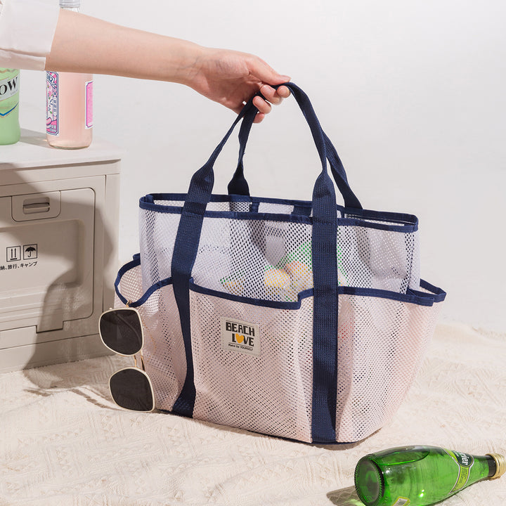 Mesh Beach Tote Bag Bowlift