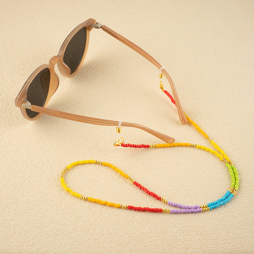 Colorful Beaded Eyewear Retainer Bowlift