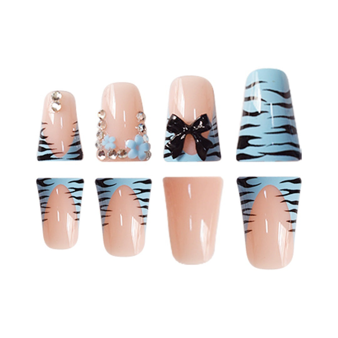 Floral Accent Nail Art Extensions Bowlift