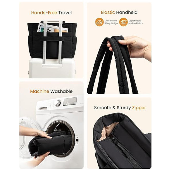 Multifunctional handbag with multiple compartments and insulating function Bowlift