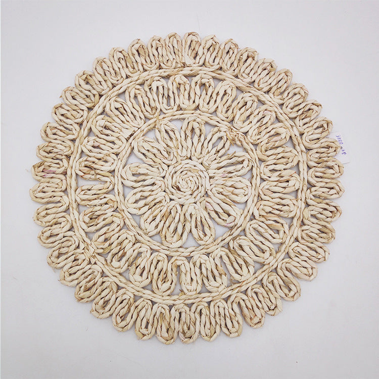 Round braided rug