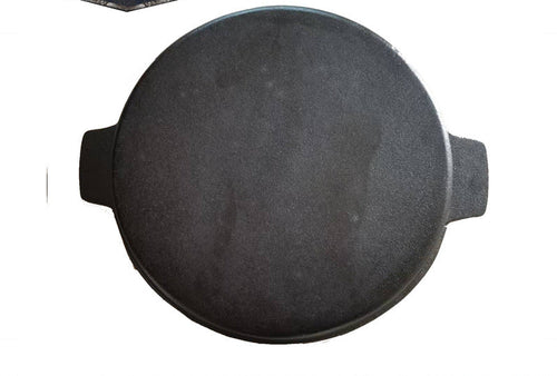 Dual Compartment Cast Iron Serving Pan Bowlift