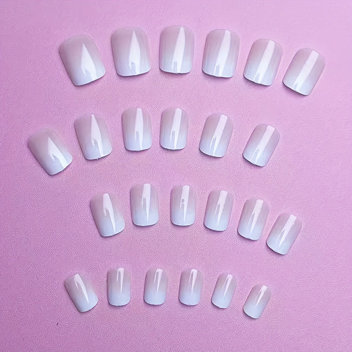 Ombre Style Press-On Nail Set Bowlift