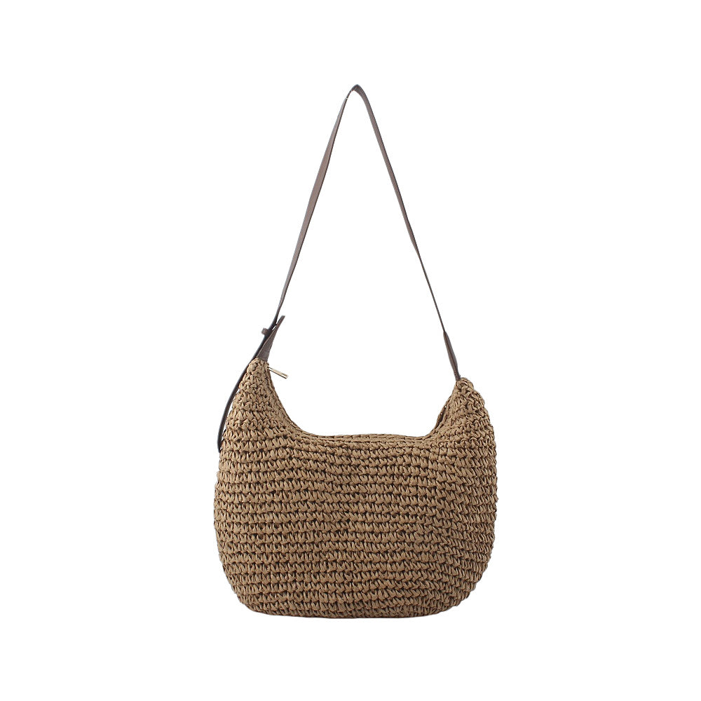 Handbag with Soft Woven Design Bowlift
