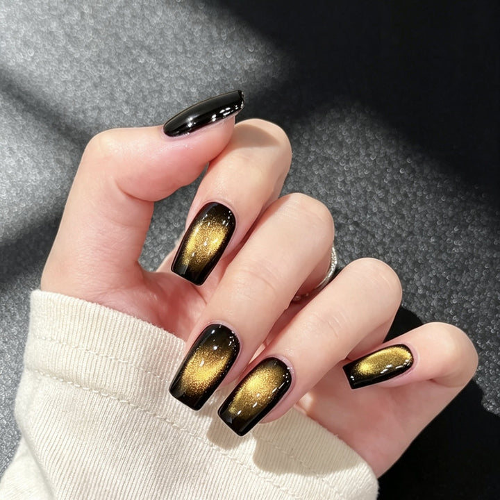 Gradient Crystal Finish Nail Art Bowlift