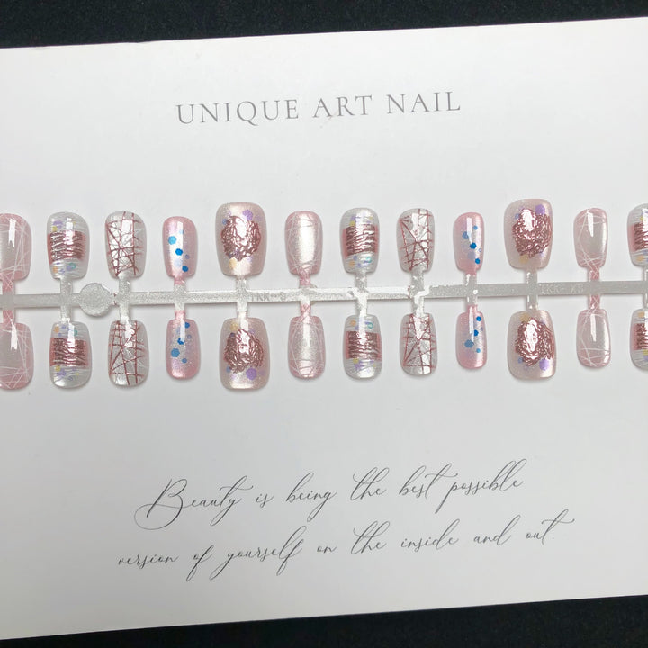 Premium Decorative Press-On Nail Art