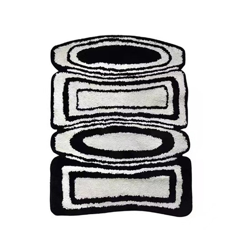 Abstract Geometric Area Rug Bowlift
