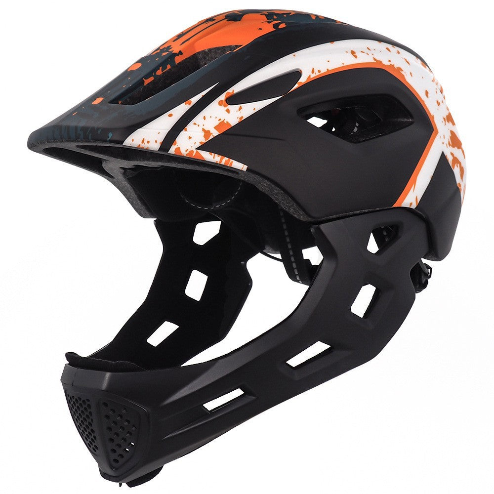 Full-Face Mountain Biking Helmet Bowlift