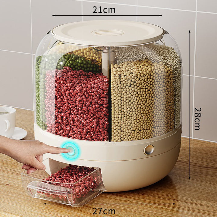 Smart Multi-Compartment Grain Storage Container Bowlift