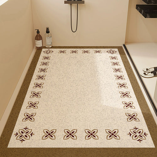 Decorative Floral Bath Mat