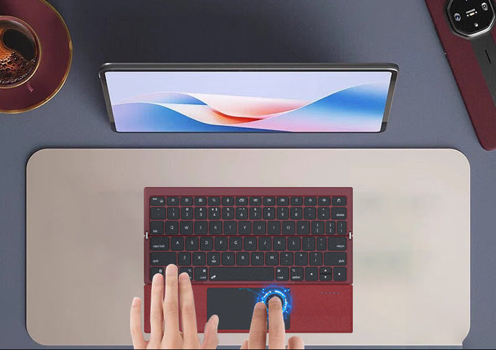 Compact Wireless Keyboard with Touchpad Bowlift