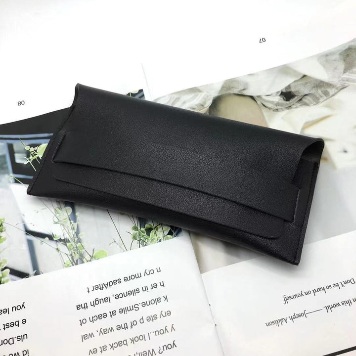 Foldable Synthetic Leather Sunglasses Case Bowlift
