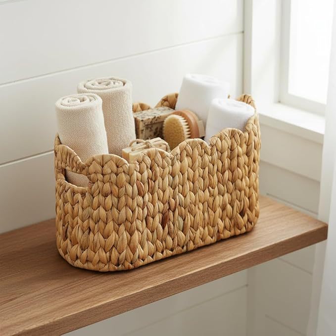 Woven Seagrass Storage Bin Bowlift