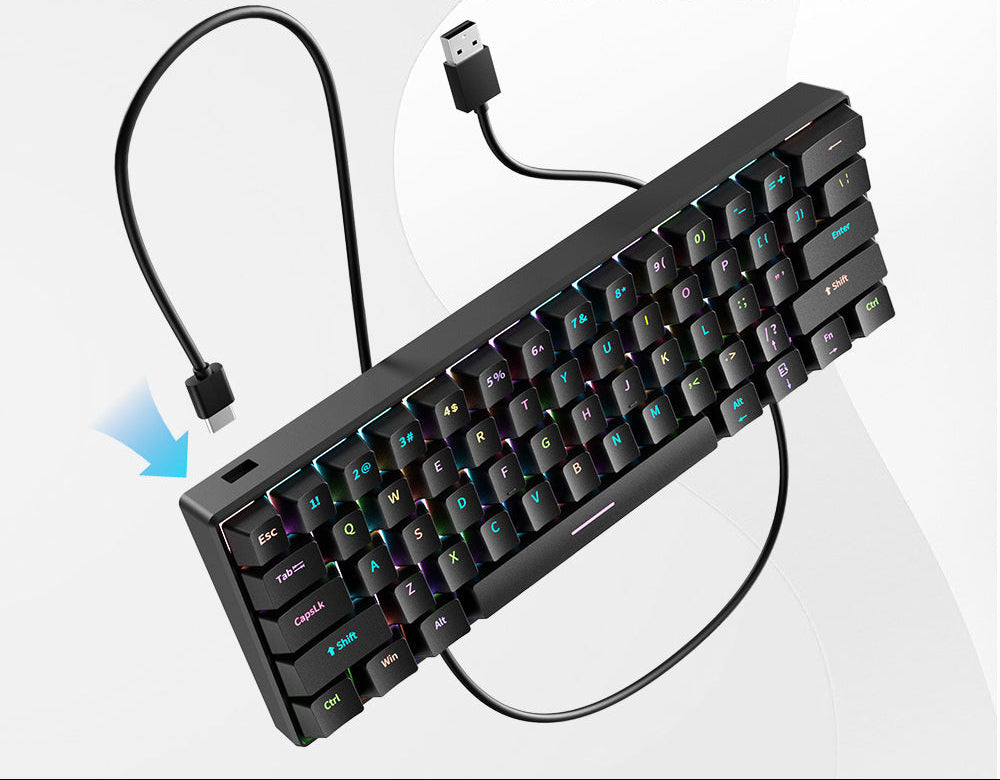 RGB Compact Mechanical Keyboard with Ultra-Responsive Switches Bowlift