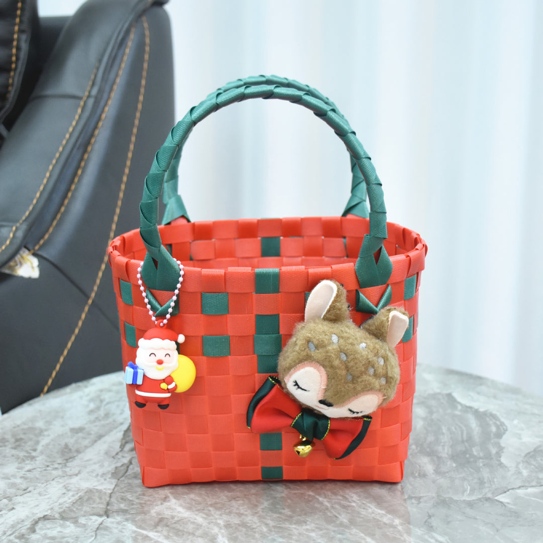 Stylish Woven Handbag Bowlift