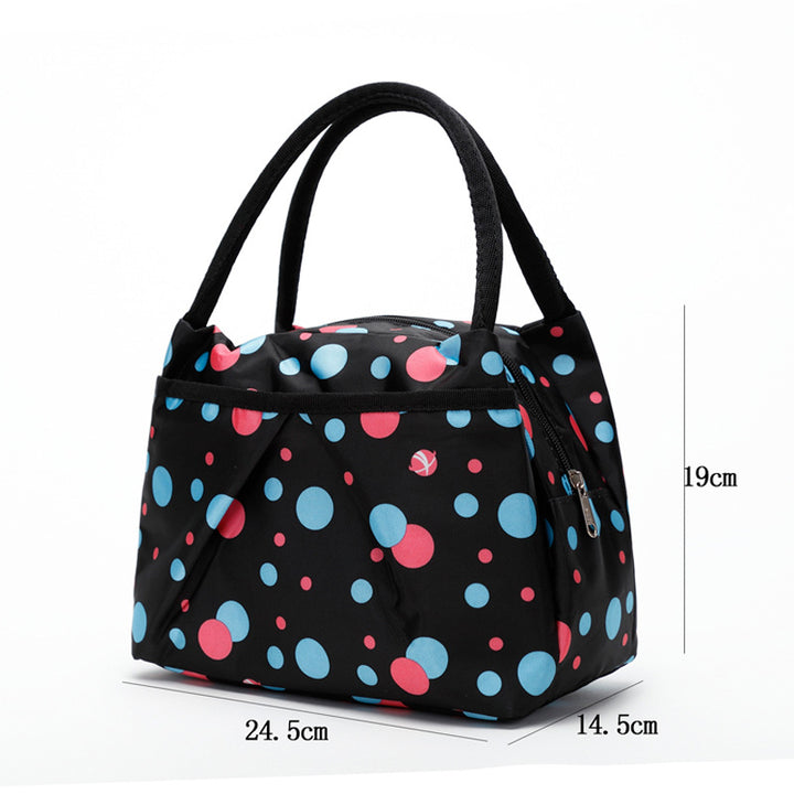 Floral Insulated Lunch Cooler Bag Bowlift