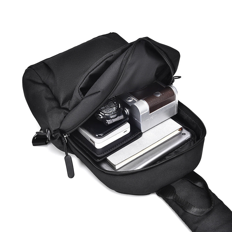 Sling backpack with multiple compartments and ergonomic design Bowlift