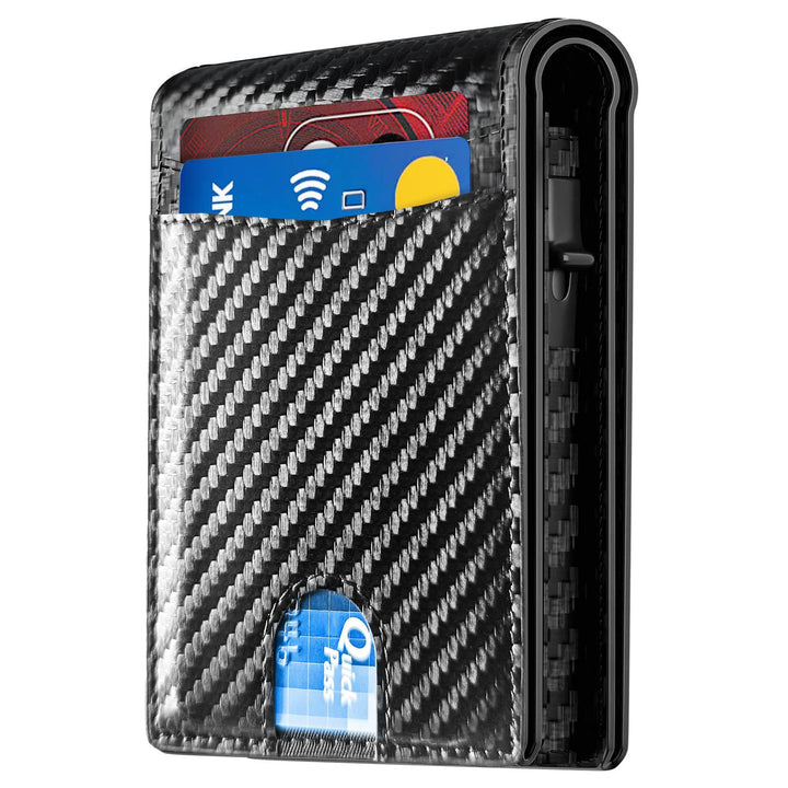 RFID-Blocking Premium Leather Cardholder Bowlift
