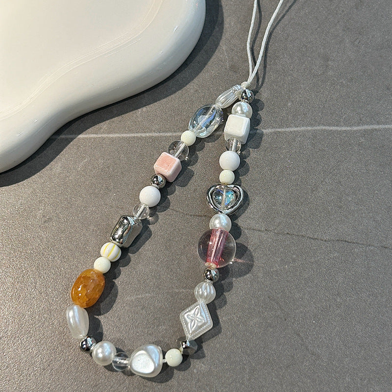 Decorative Beaded Phone Strap Bowlift