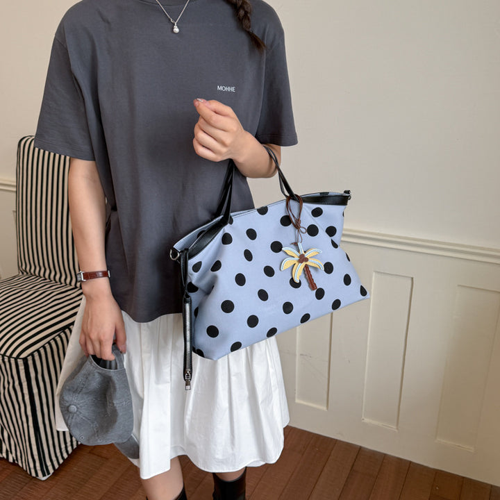 Polka Dot Multifunctional Tote Bag Bowlift