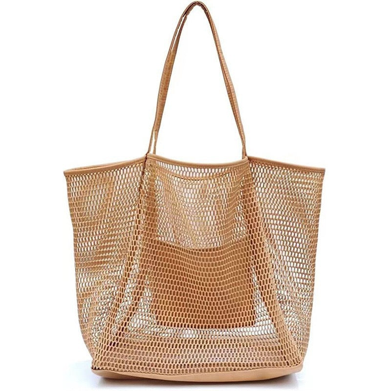 Spacious mesh beach bag Bowlift