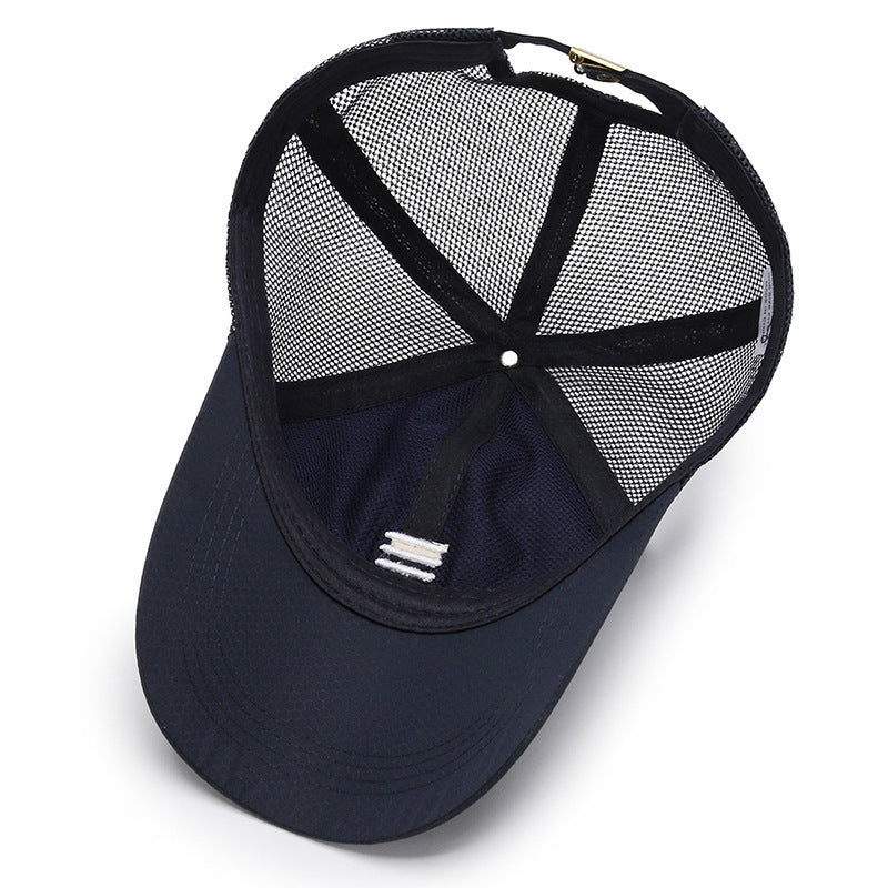 Women Sporty Mesh Trucker Cap Bowlift