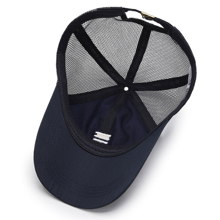 Women Sporty Mesh Trucker Cap Bowlift