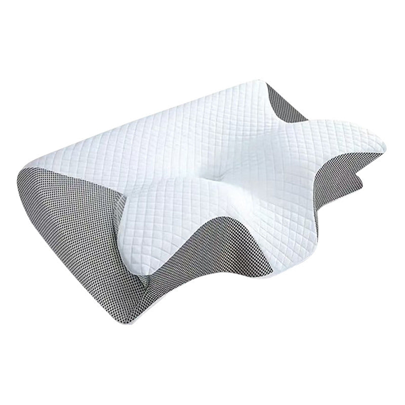 Ergonomic sleeping pillow with cooling gel foam Bowlift