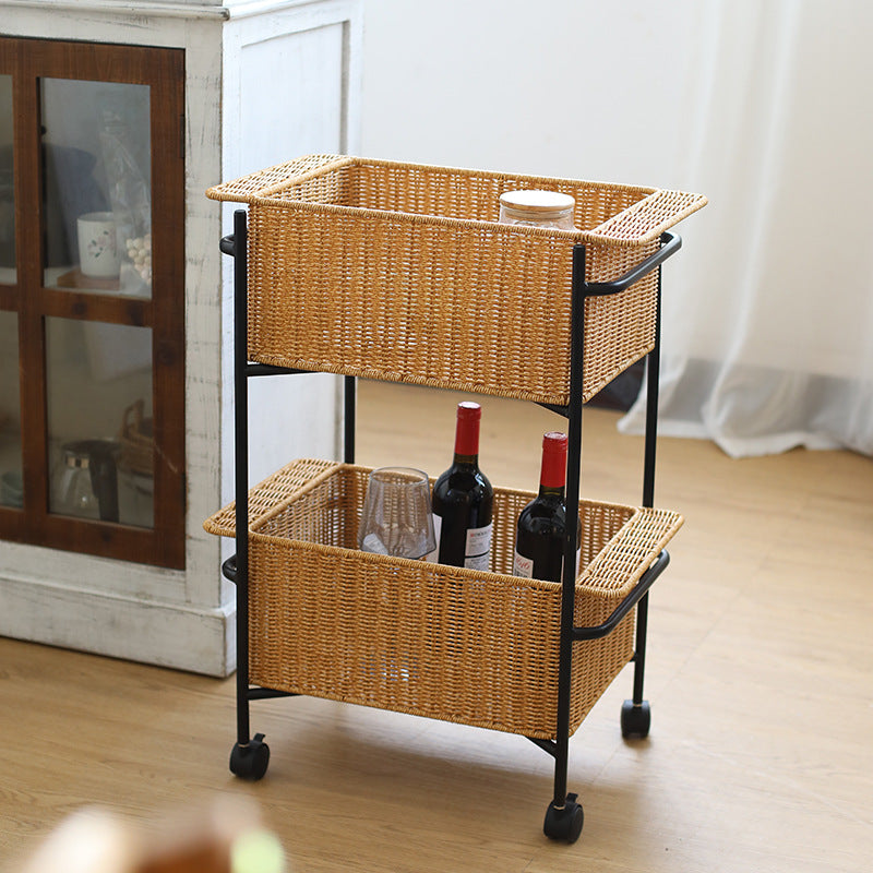 Large Handcrafted Woven Storage Bin Bowlift