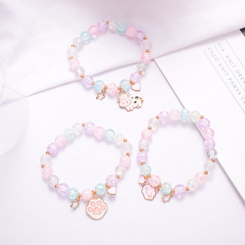 Whimsical Beaded Charm Bracelet Bowlift