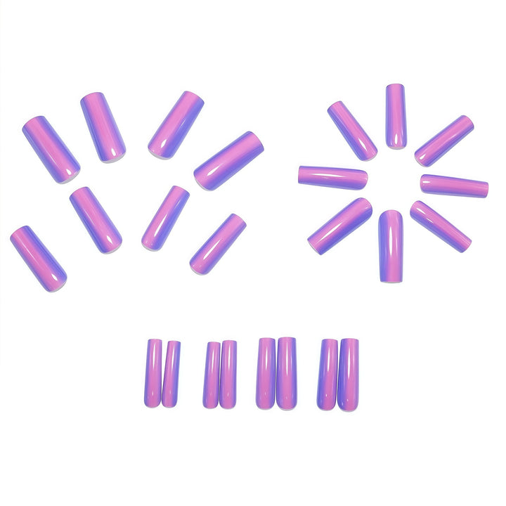 Artificial nail extension with elegant French design Bowlift
