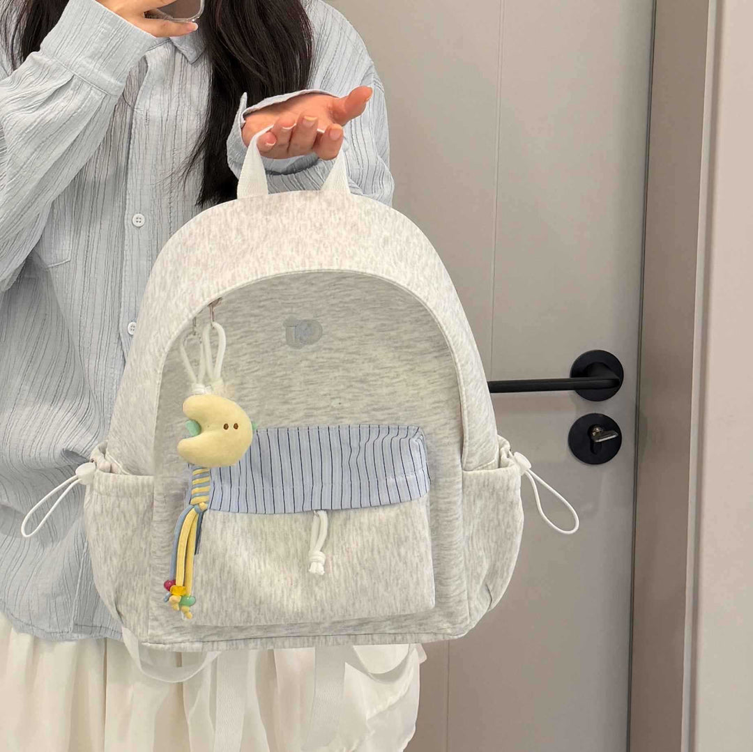 Casual Fabric Backpack Bowlift