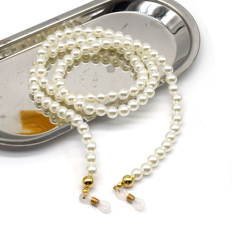 Elegant Pearl Beaded Eyewear Chain Bowlift
