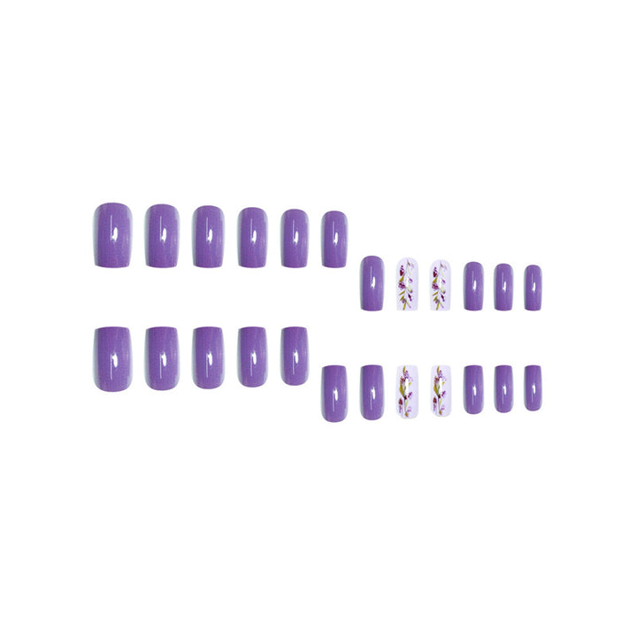 Elegant Floral Design Nail Wraps Bowlift