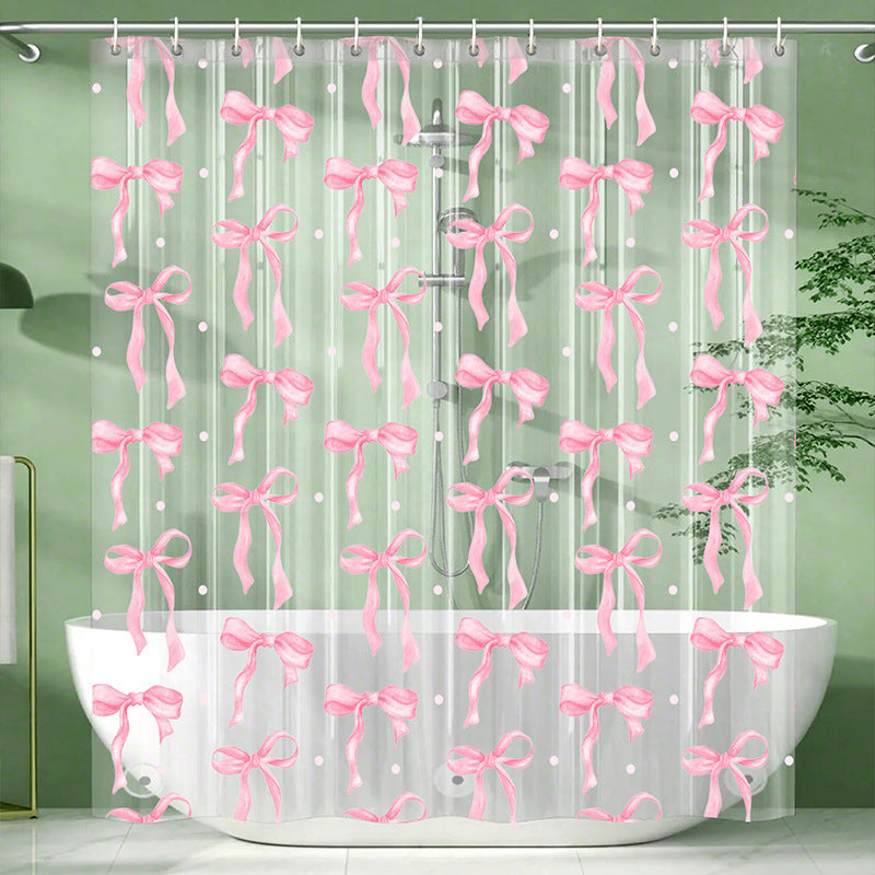 Decorative Shower Curtain Bowlift