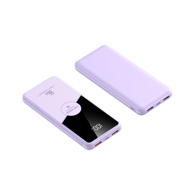 Power bank with intelligent charging display and multiple connections Bowlift