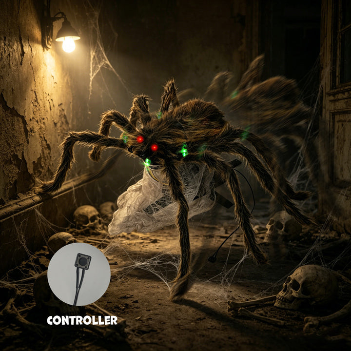 Realistic Animated Spider Decoration Bowlift