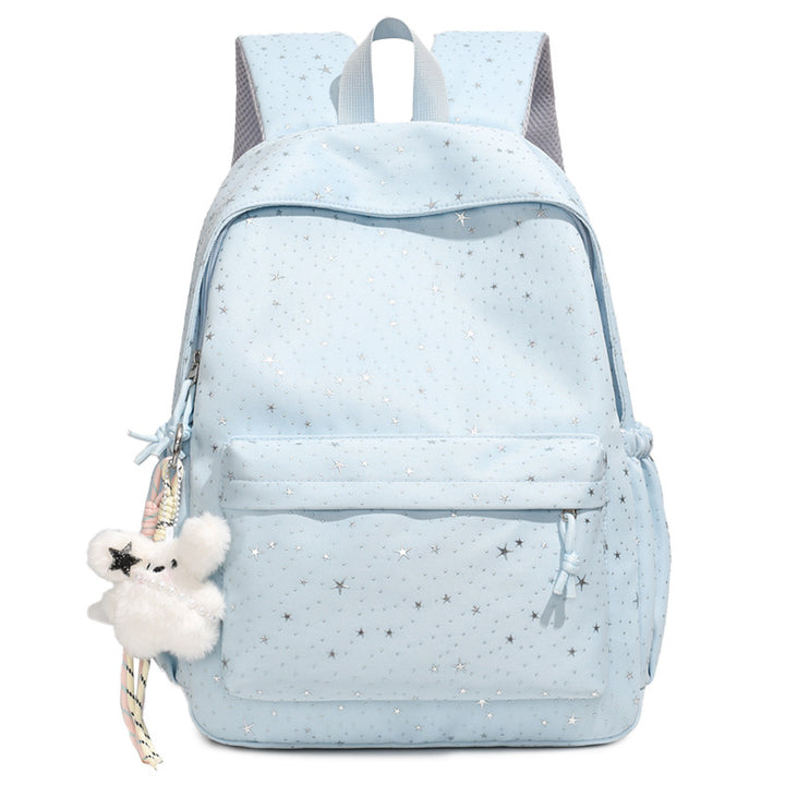 Starry Print Fashion Backpack Bowlift