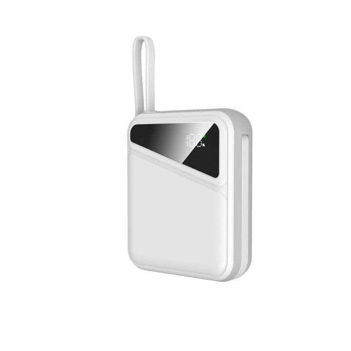 Portable power bank with intelligent LED display and fast charging function Bowlift
