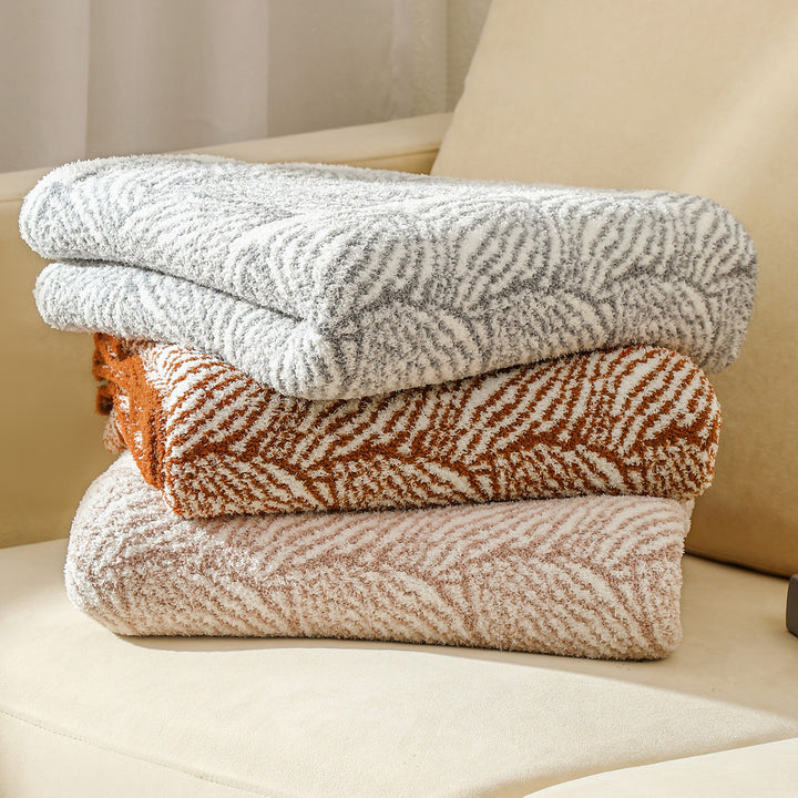Soft Plush Decorative Throw Blanket Bowlift