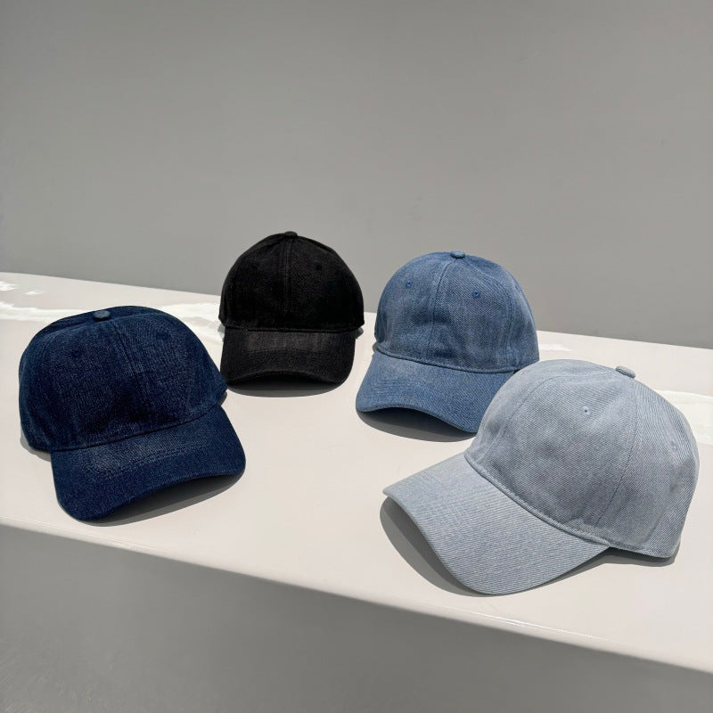 Women's Classic Adjustable Denim Baseball Cap Bowlift