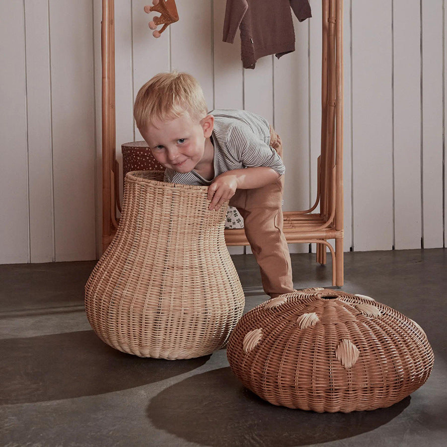 Decorative Mushroom-Shaped Storage Basket Bowlift