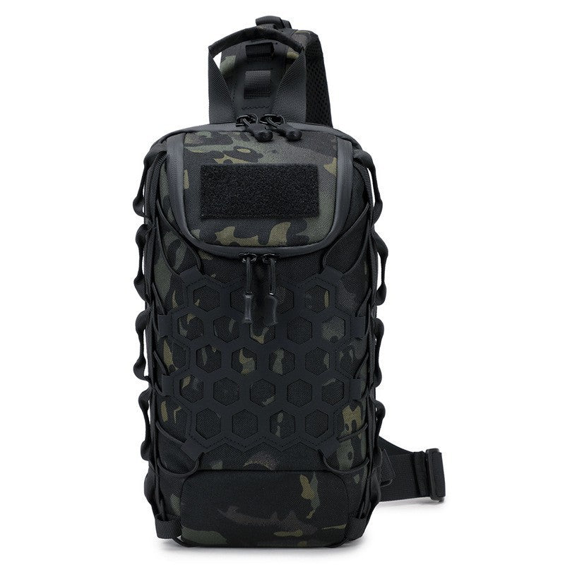 Compact Military-Inspired Sling Backpack Bowlift