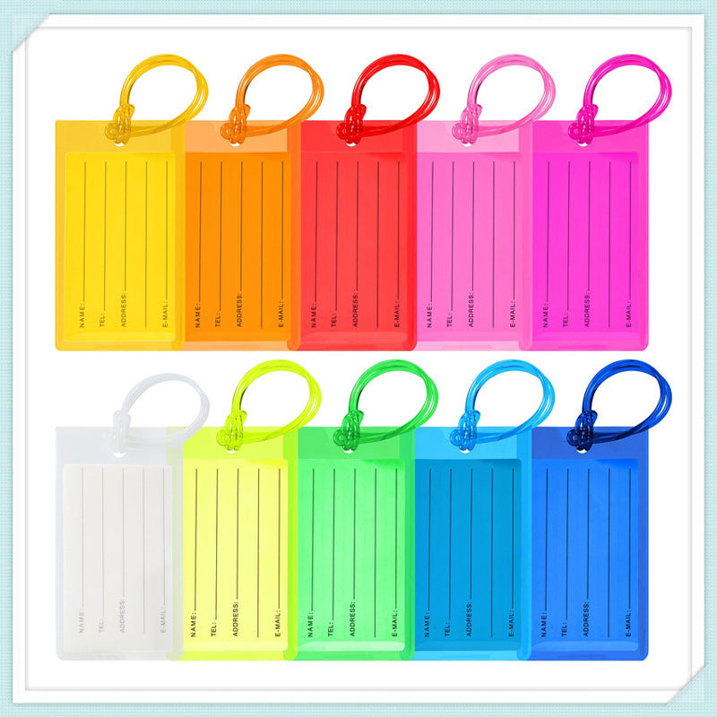 Flexible Travel Identification Tag Bowlift