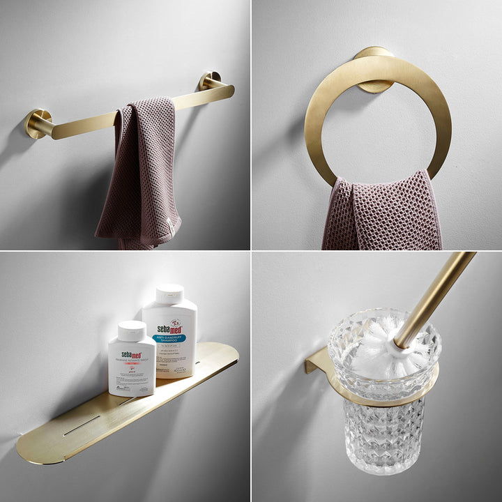Wall-Mounted Bathroom Organizer with Concealed Fixings Bowlift