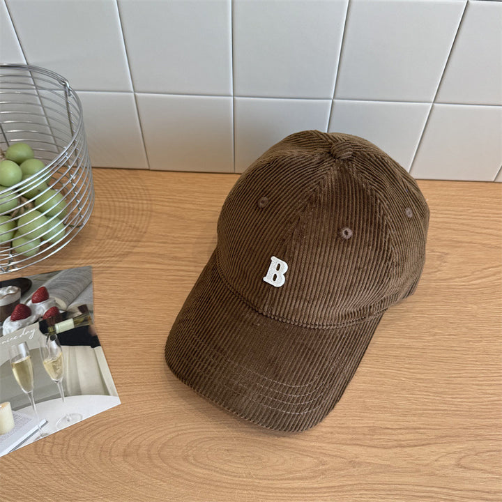Women's Corduroy Baseball Cap Bowlift 1783922552